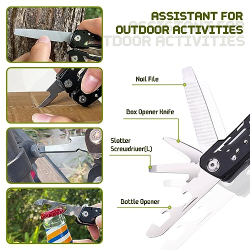 14 in 1 Multitool Pliers with Safety Lock