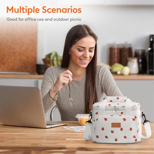Medium Lunch Bag (Strawberry / Medium(9L))