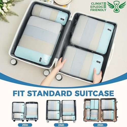 Lightweight Compression Packing Cubes for Travel