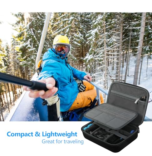 PU Leather Hard Shell Carrying Case for GoPro Hero13