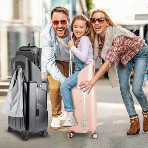 Ride On Luggage with Foldable Seat&Seat Belt