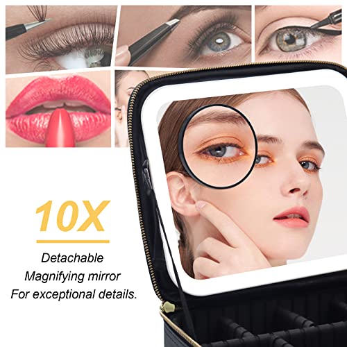 Makeup Bag with Light Up Mirror
