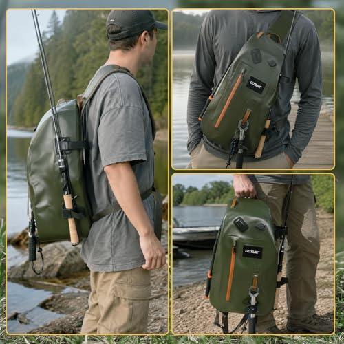 Waterproof Fly Fishing Sling Pack