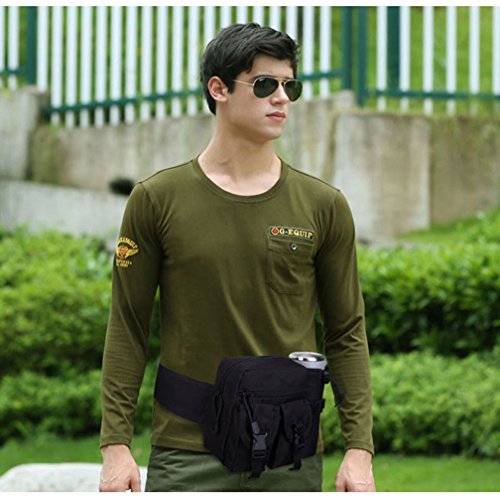 Tactical Waist Pack with Water Bottle Holder Fanny Pack for Men