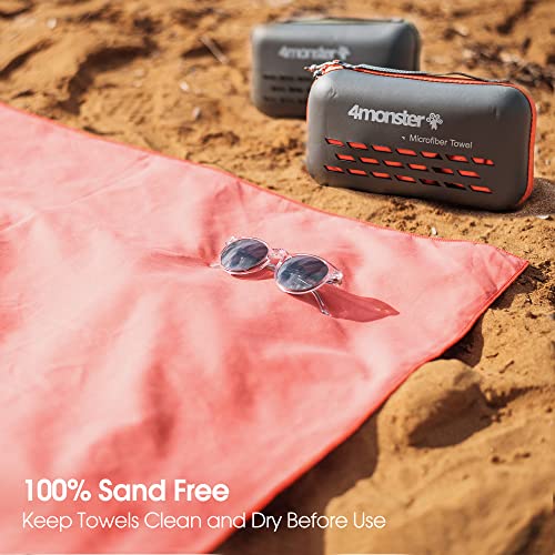 Quick Dry Travel Towel with Case & Carabiner