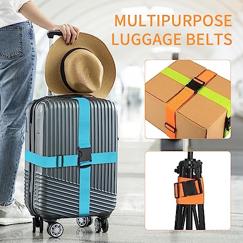 Luggage Straps for Suitcases (8 Count)