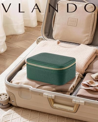 Jewelry Travel Case with Clear 8 Velvet Bags