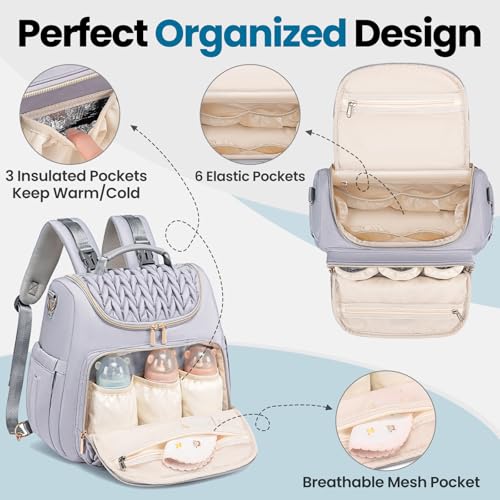 4 in 1 Convertible Diaper Bag Backpack