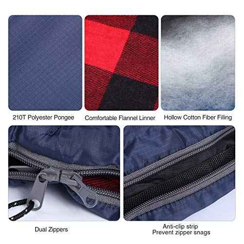 Flannel Sleeping Bag for Adults