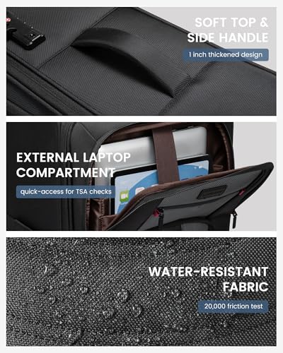 Carry On Luggage 22x14x9 Airline Approved with TSA Lock for Business Trip
