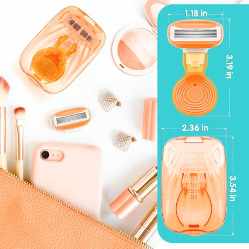Travel Razors for Women Include 1 Handle 2 Cartridges