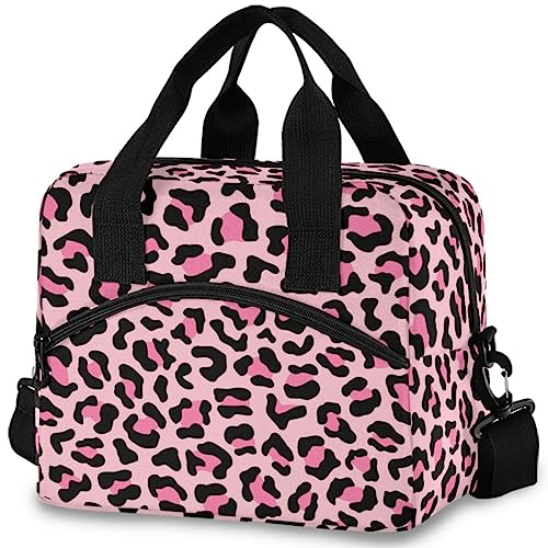 Leopard Print Insulated Lunch Bag (Multi 16)