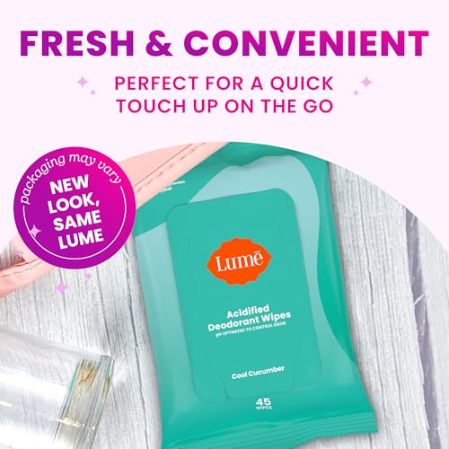 Acidified Deodorant Wipes (45 Count)