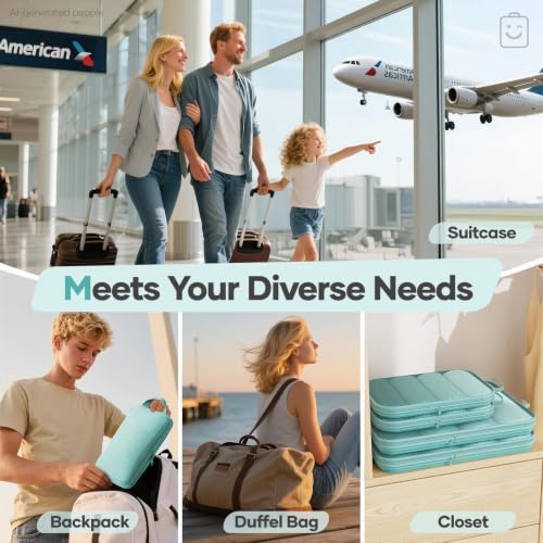 9 11 Set Compression Packing Cubes for Travel Essentials (9 Count)