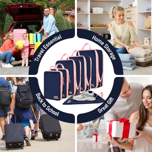 6 Set Compression Packing Cubes