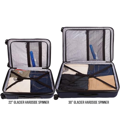 Glacier Hardside Spinner Durable PC