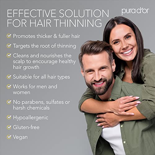 Anti Thinning Biotin Shampoo & Deep Moisturizing Conditioner Original Gold Label Set (48 Fl Oz)