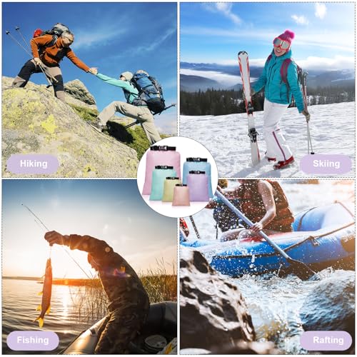 6 Pcs 6 12 Pcs Waterproof Dry Bags (6 Count)