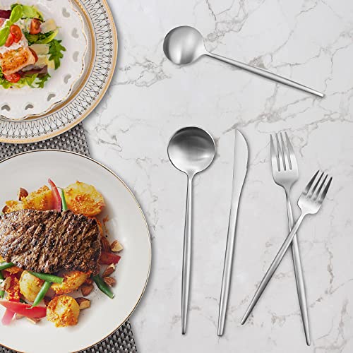 20 Piece Stainless Steel Silverware Set