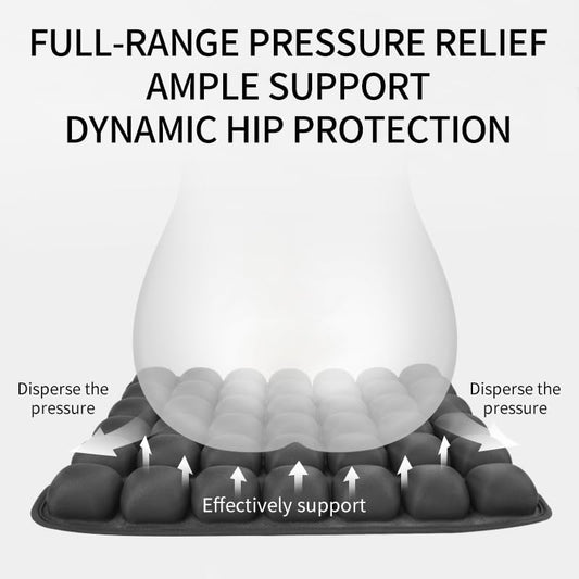 Sondor Travel Cushion Inflatable Seat Cushionair Cushion Inflatable Chair Air Seat Car Portable Breathable Comfort,Pain Pressure Relief Camping Ideal for Daily Use Prolonged Sitting (Black)