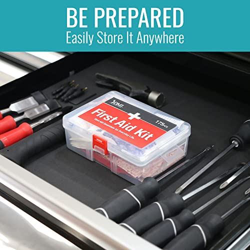 175 Piece First Aid Kit for Minor Injuries