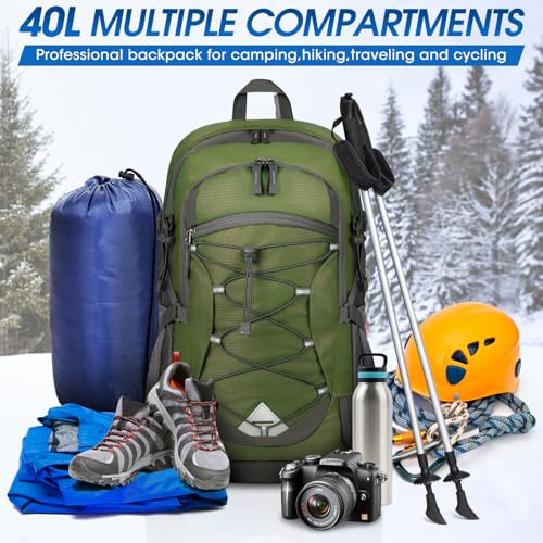 Hiking Backpack 40L Packable Lightweight Camping Daypack Men Women