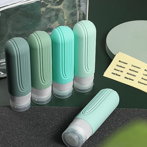 Travel Bottles for Toiletries (5 Count)