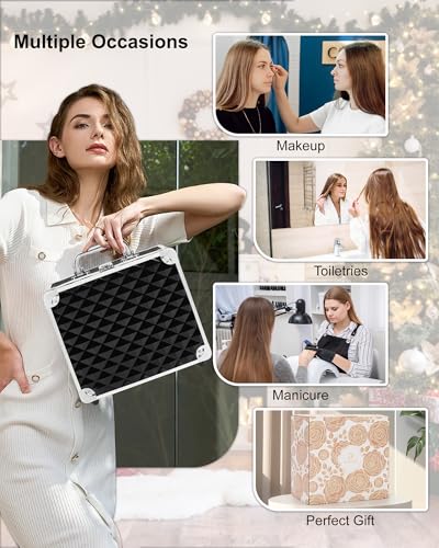 Makeup Bag with LED Mirror