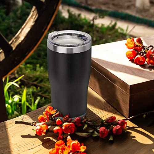 20oz Tumbler with Lid Stainless Steel Tumblers Bulk (12 Count)