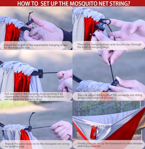 Camping Hammock with Mosquito Net