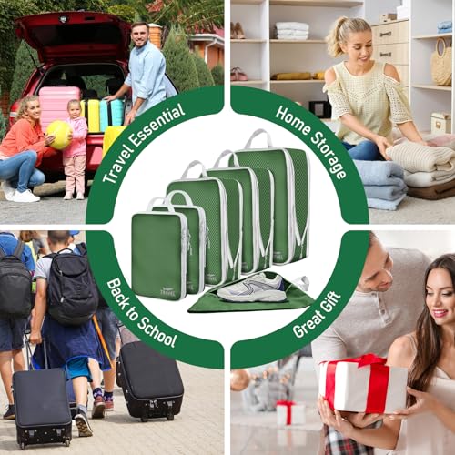 6 Set Compression Packing Cubes
