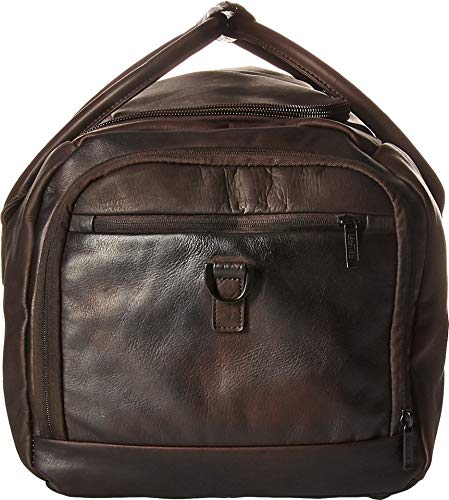 Duff Guy Colombian Leather 20" Single Compartment Top Load Travel Duffel Bag