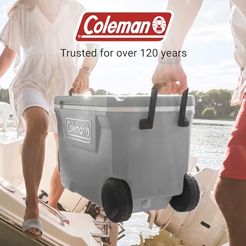 Classic Series Insulated Portable Rolling Cooler with Wheels