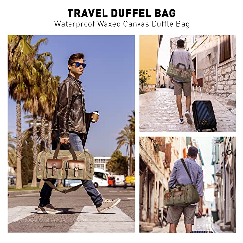 Waxed Canvas Duffle Bag