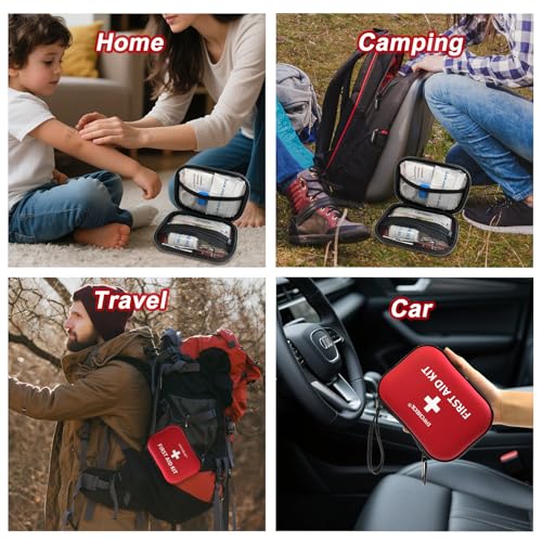 160 Piece Mini First Aid Kit (160 Count)