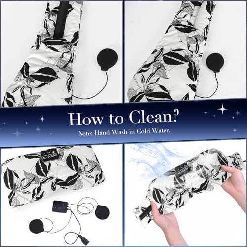 Sleep Mask with Bluetooth Headphones