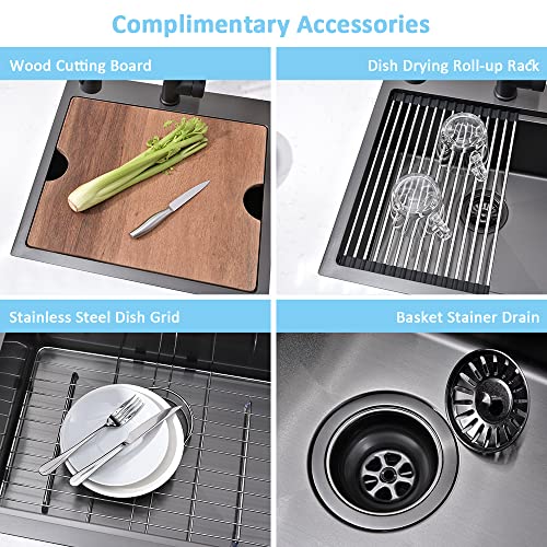 Drop In Bar Sink Black