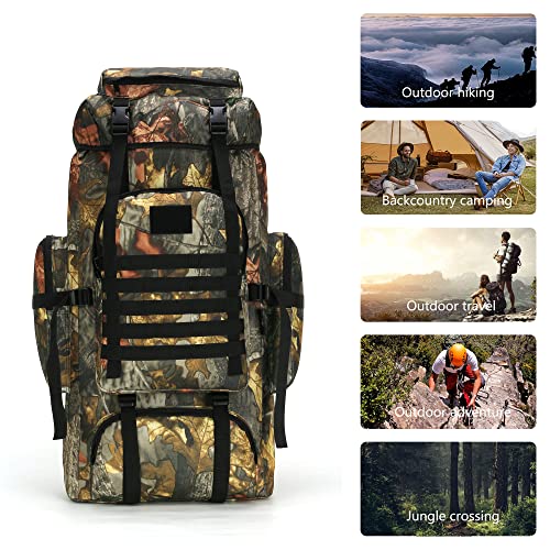 70L Camping Hiking Backpack Tactical Military Backpack Molle Rucksack for Outdoor