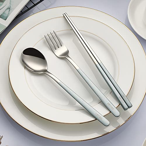 Travel Utensils with Case (4 Count)