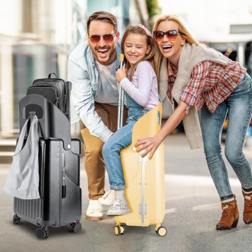 Ride On Luggage with Foldable Seat&Seat Belt