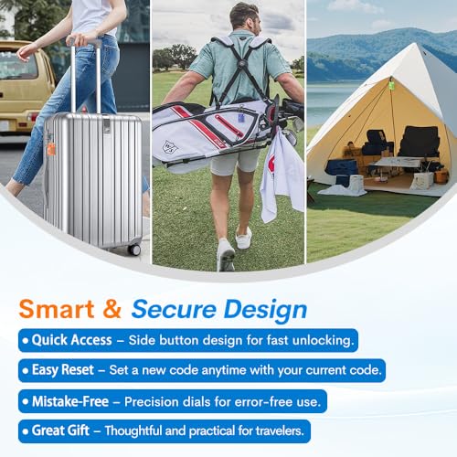 Open Alert TSA Approved Luggage Locks (2 Count)