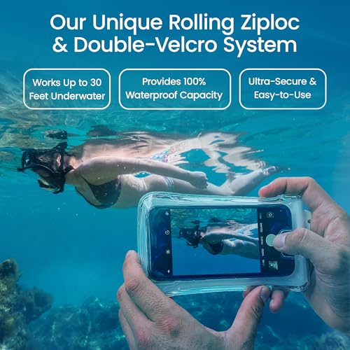 Floating Waterproof Phone Pouch Case Universal for iPhone Android