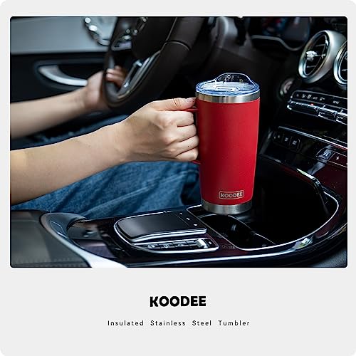 20 oz Insulated Coffee Mug with Lid and Handle