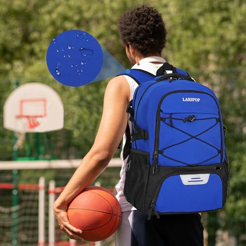 Basketball Backpack Large Sports Basketball Bag with Dedicated Ball Slot & Ventilated Shoe Compartment for Soccer Volleyball Gym Training Travel