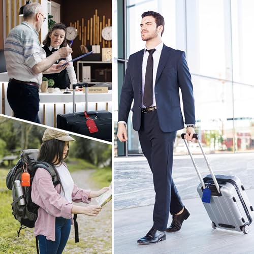 3 Pack Luggage Tags for Suitcases Bag Tag (3 Count)