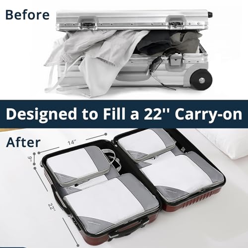 9 Set Compression Packing Cubes for Travel (9 Count)