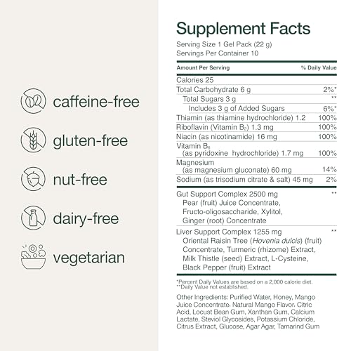 Day–Guard — Feel Better After Drinking, Wake Up Refreshed, Science-Backed, Doctor-Formulated Pre Drinking Jelly Gummies for Regret Prevention, Made in Korea, 10-Pack of 22g Sticks (Mango) (10 Count)
