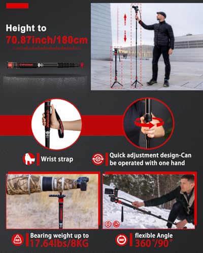 Monopod for Camera Cobra 3 A180T