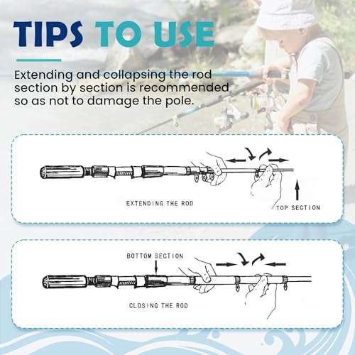 Kids Fishing Pole 2 Pack (2 Count)
