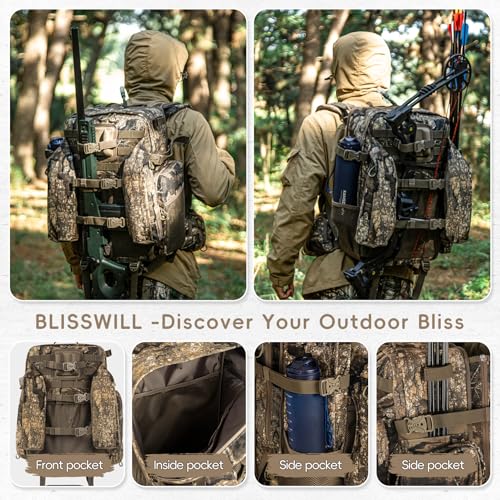 Upgraded Hunting Backpack For men for Deer and Elk Hunting bag